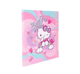 Desky na sešity A4 s širokou gumou - Hello Kitty vzor 1